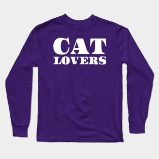 Cat lovers Long Sleeve T-Shirt